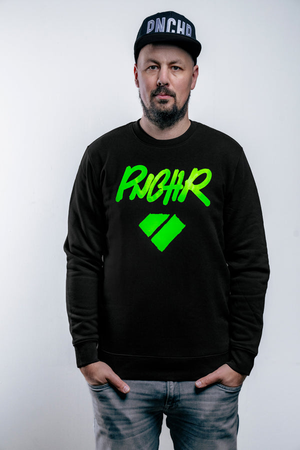 PNCHR sweater fluorescent green